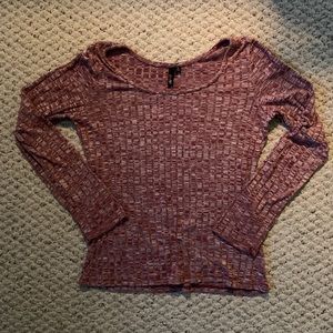 Maroon Long sleeve sweater